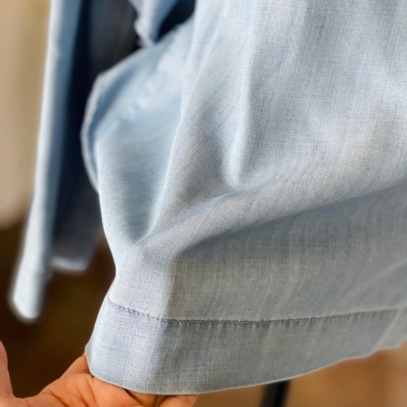 Vince Camuto Ruffle Scoop Neck Blouse - Picture 6 of 11